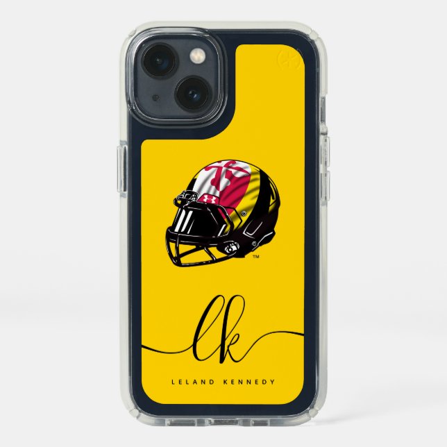 Maryland University Football Helmet Logo Speck iPhone 13 Case (Front)