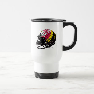 Maryland University Football Helmet Logo Travel Mug