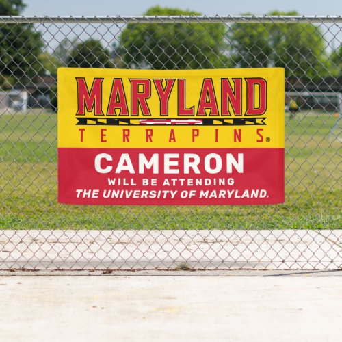Maryland University  Graduation Banner