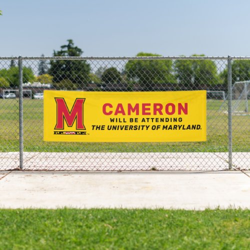 Maryland University  Graduation Banner