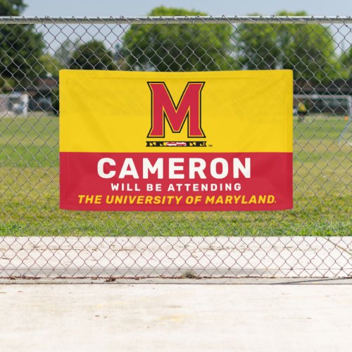 Maryland University  Graduation Banner