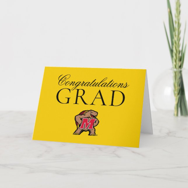 Maryland University | Graduation Card (Front)