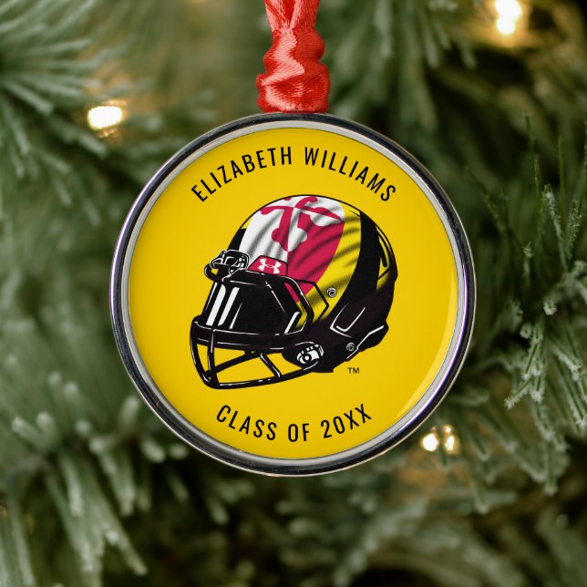 Maryland University | Graduation Metal Ornament (Tree)
