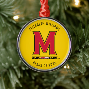 Maryland University Graduation Metal Ornament