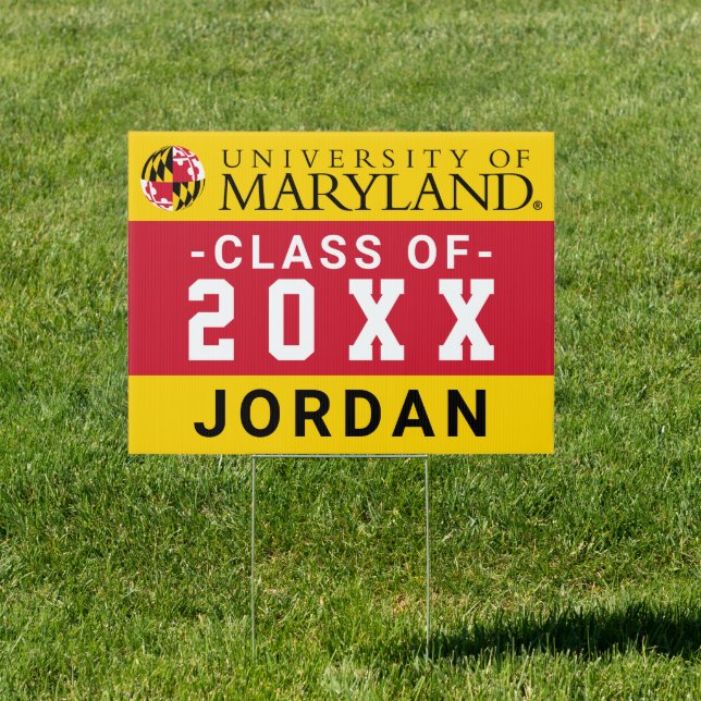 Maryland University | Graduation Sign (Insitu)