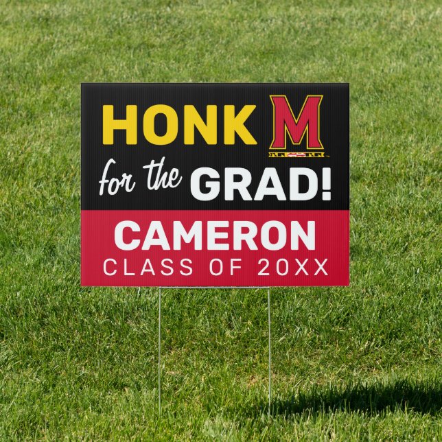 Maryland University | Graduation Sign (Insitu)