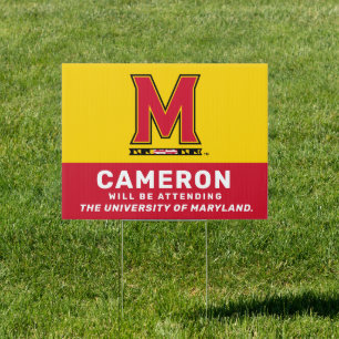 Maryland University Graduation Sign
