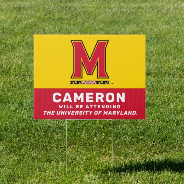 Maryland University | Graduation Sign (Insitu)