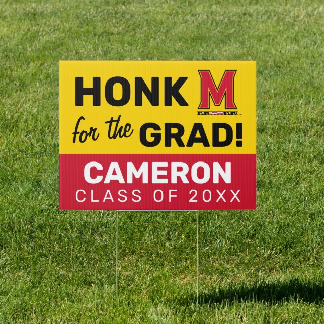 Maryland University | Graduation Sign (Insitu)