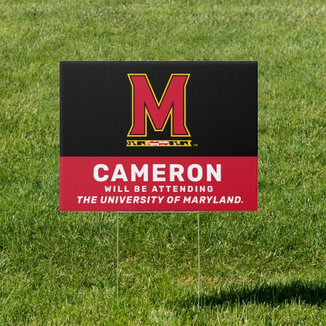 Maryland University | Graduation Sign (Insitu)