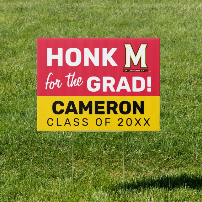 Maryland University | Graduation Sign (Insitu)
