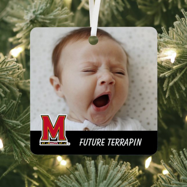 Maryland University | Holiday Metal Ornament (Insitu)