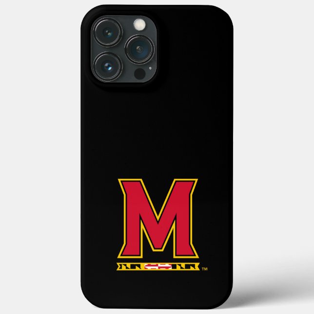 Maryland University M | Add Your Name Case-Mate iPhone Case (Back)