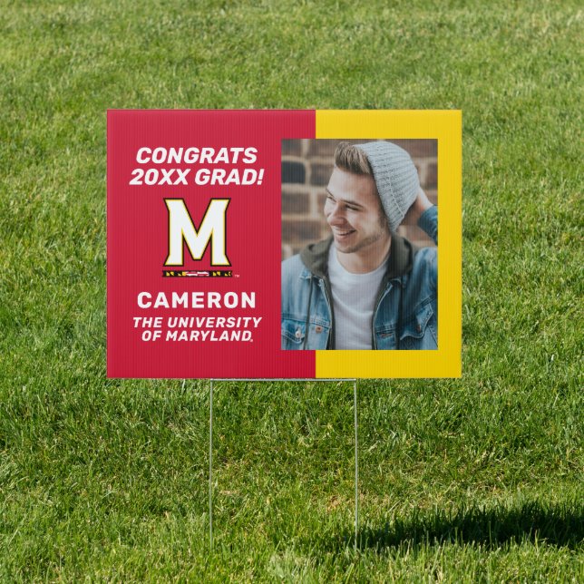 Maryland University M | Graduation Sign (Insitu)