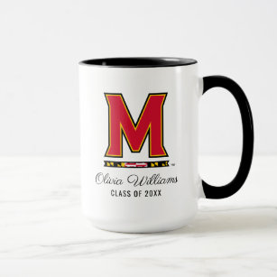 Maryland University M Logo    Add Your Name Mug