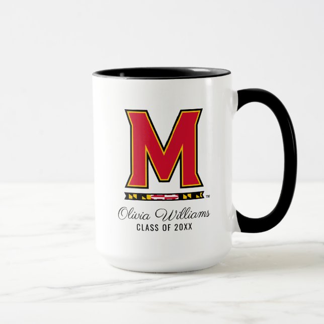 Maryland University M Logo | Add Your Name Mug (Right)