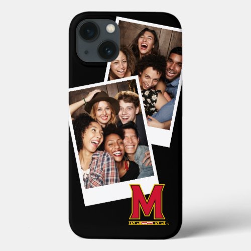 Maryland University M Logo  Add Your Photo iPhone 13 Case