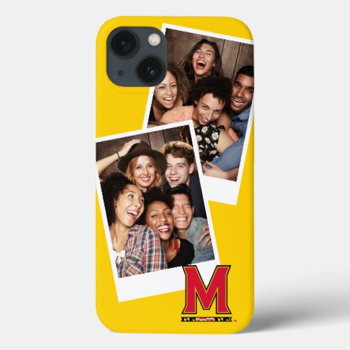 Maryland University M Logo  Add Your Photo iPhone 13 Case