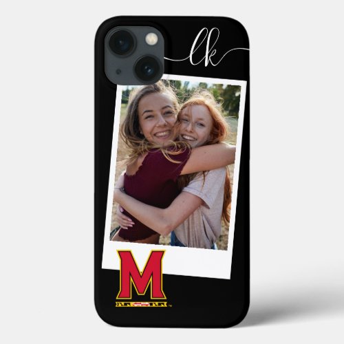 Maryland University M Logo  Add Your Photo iPhone 13 Case