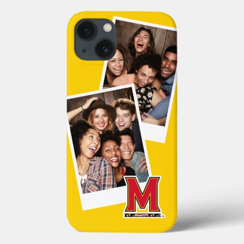 Maryland University M Logo  Add Your Photo iPhone 13 Case