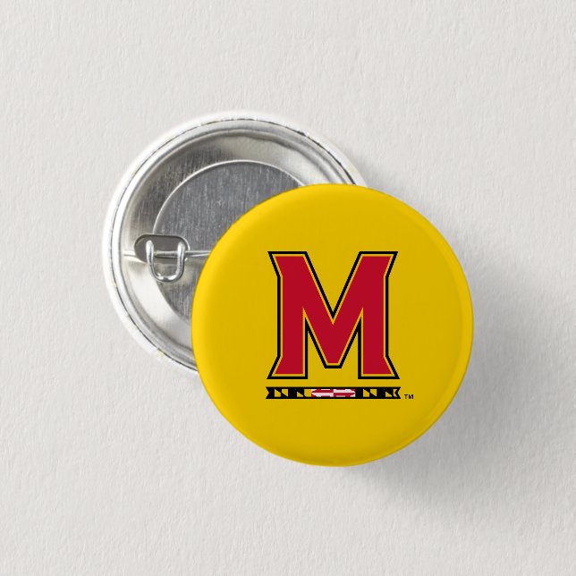 Maryland University M Logo Button (Front & Back)