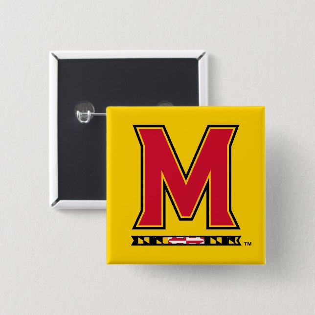 Maryland University M Logo Button (Front & Back)