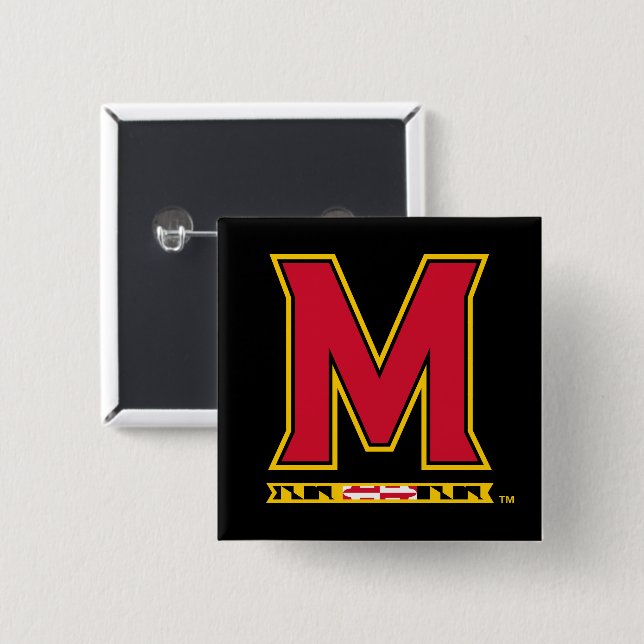 Maryland University M Logo Button (Front & Back)