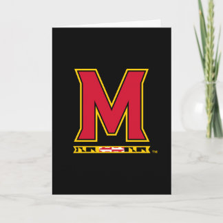 Maryland University M Logo Card