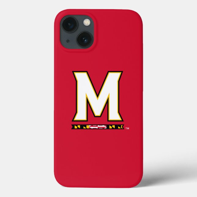 Maryland University M Logo Case-Mate iPhone Case (Back)