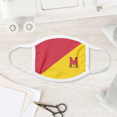 Maryland University M Logo Face Mask