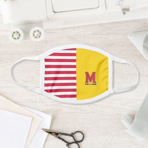 Maryland University M Logo Face Mask