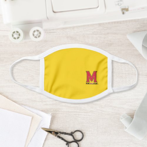 Maryland University M Logo Face Mask