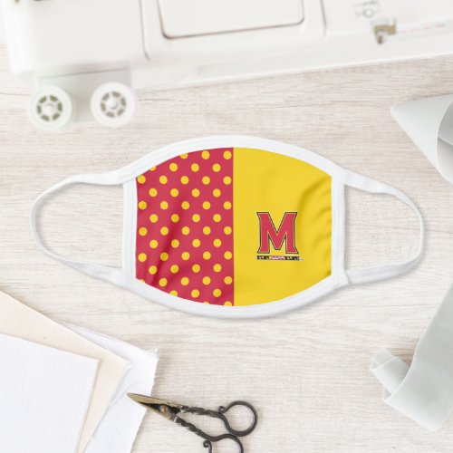 Maryland University M Logo Face Mask