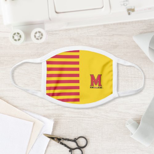 Maryland University M Logo Face Mask