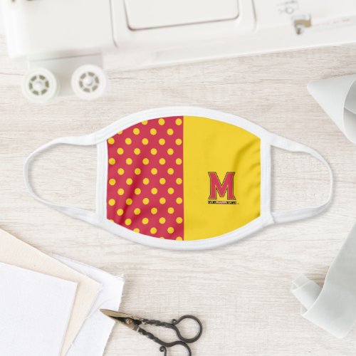 Maryland University M Logo Face Mask