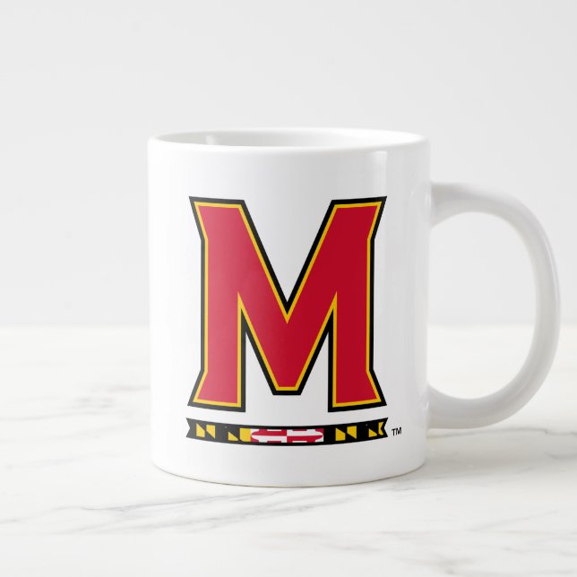 Maryland University M Logo Giant Coffee Mug (Right)