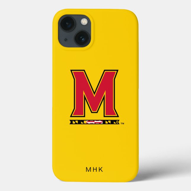 Maryland University M Logo | Monogram Case-Mate iPhone Case (Back)