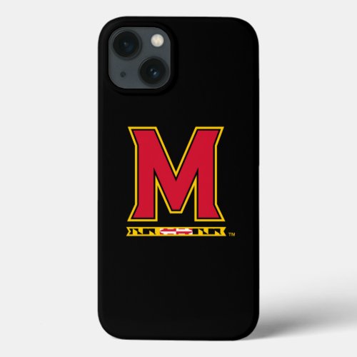 Maryland University M Logo  Monogram iPhone 13 Case