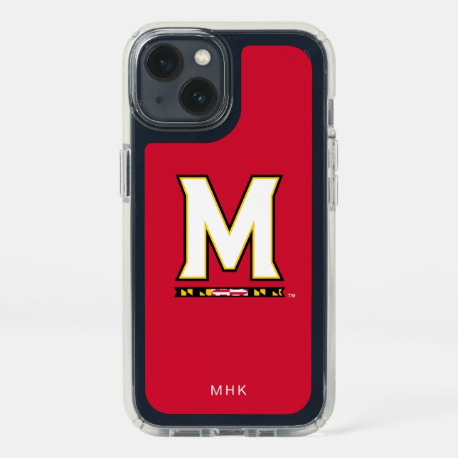 Maryland University M Logo | Monogram Speck iPhone 13 Case (Front)