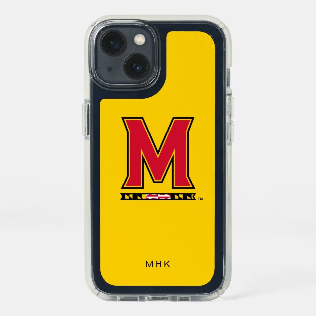 Maryland University M Logo | Monogram Speck iPhone 13 Case (Front)