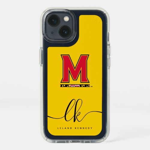 Maryland University M Logo Speck iPhone 13 Case
