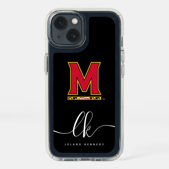 Maryland University M Logo Speck iPhone 13 Case (Front)