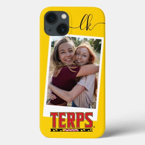 Maryland University Terps Flag Logo iPhone 13 Case