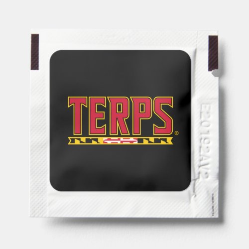 Maryland University Terps Flag Logo Hand Sanitizer Packet