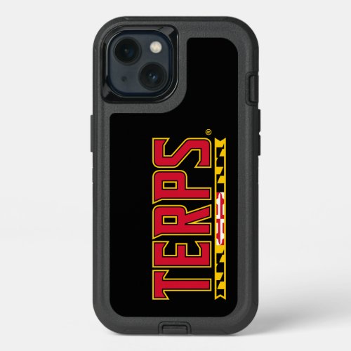 Maryland University Terps Flag Logo iPhone 13 Case