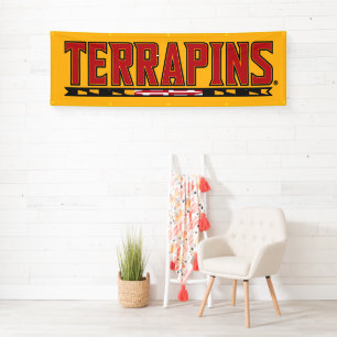 Maryland University Terrapins Flag Banner