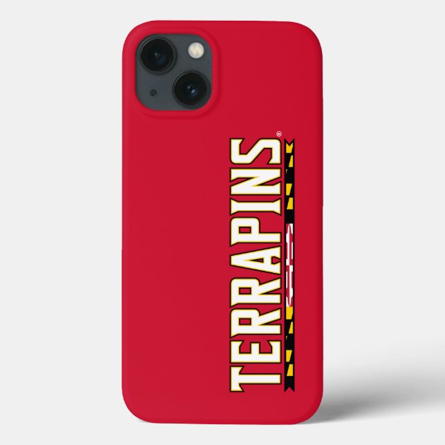 Maryland University Terrapins Flag Case-Mate iPhone Case (Back)