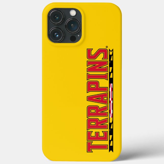 Maryland University Terrapins Flag Case-Mate iPhone Case (Back)