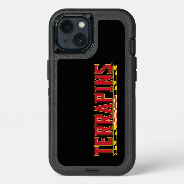 Maryland University Terrapins Flag Otterbox iPhone Case (Back)