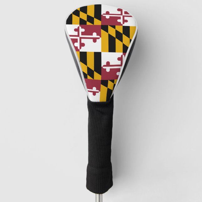 Marylander flag, American state flag Golf Head Cover (Front)